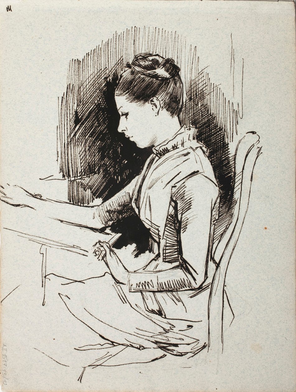 Bez tytułu autorstwa Albert Edelfelt
