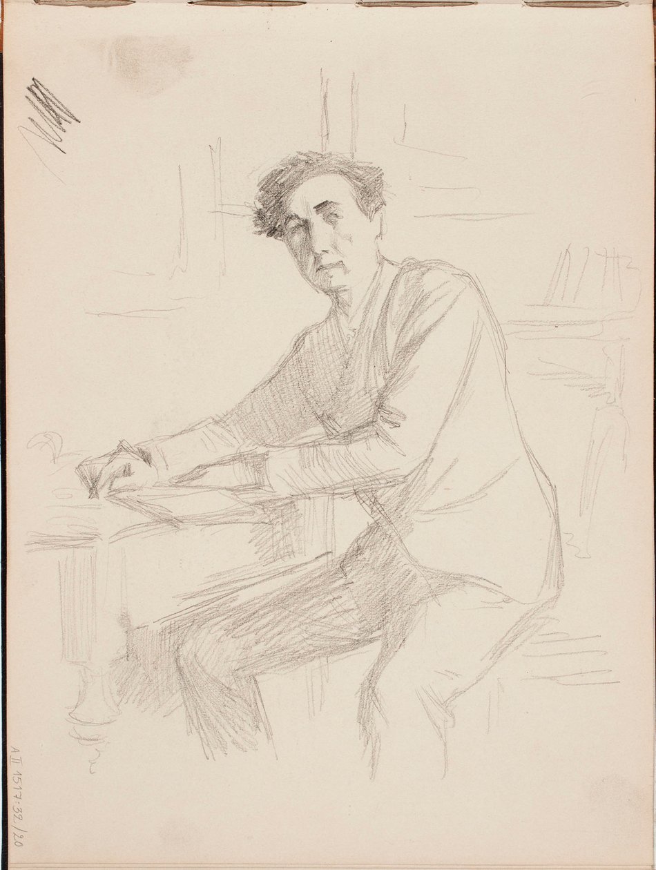 Bez tytułu autorstwa Albert Edelfelt