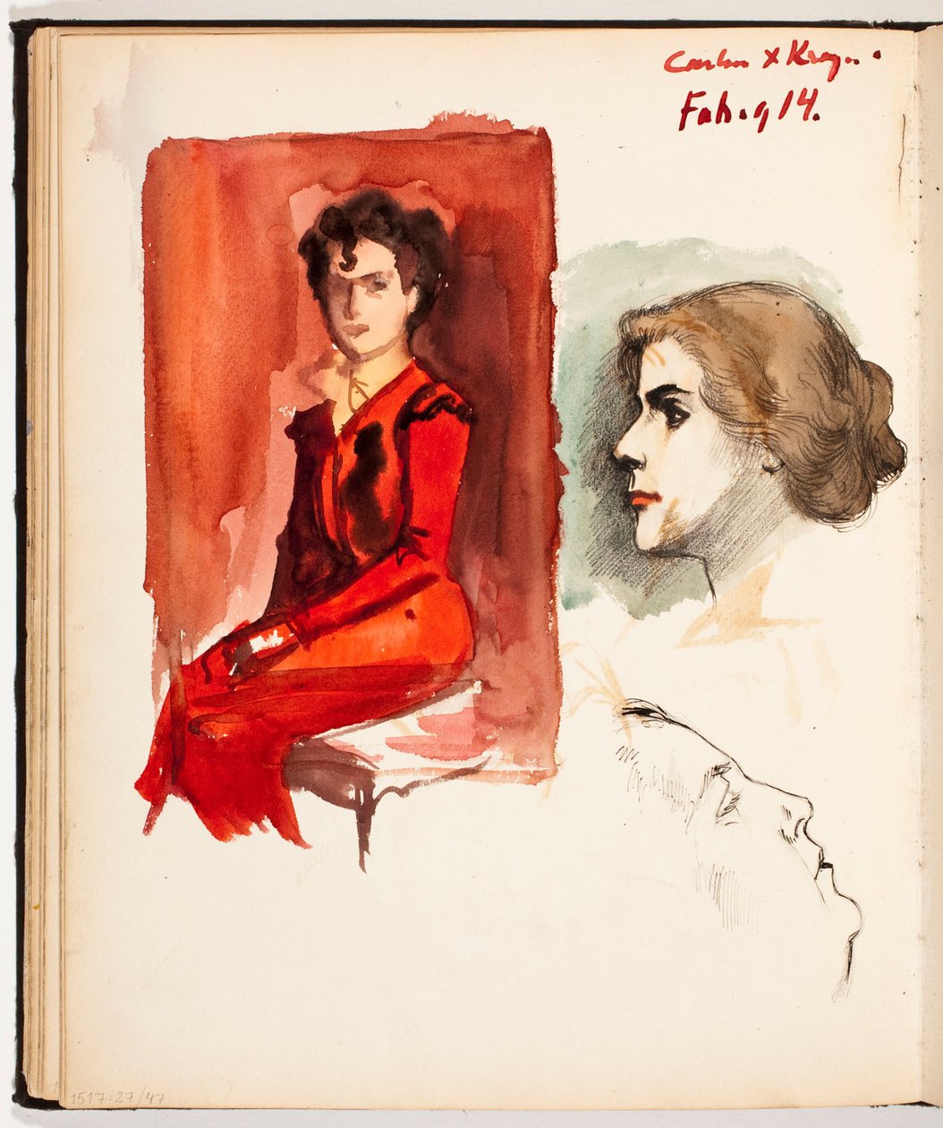 Bez tytułu autorstwa Albert Edelfelt