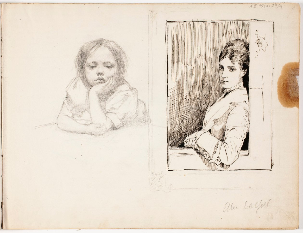 Bez tytułu autorstwa Albert Edelfelt