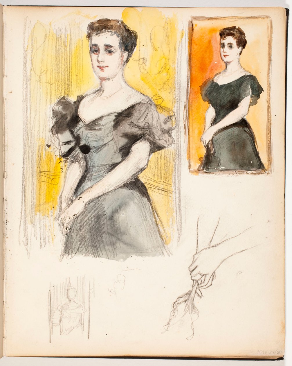 Bez tytułu autorstwa Albert Edelfelt