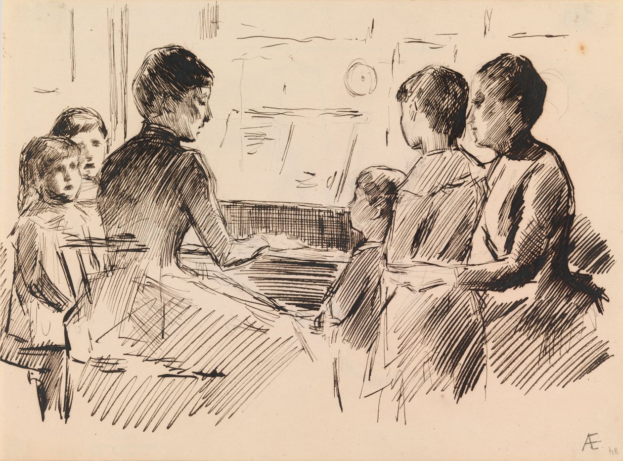 Bez tytułu autorstwa Albert Edelfelt
