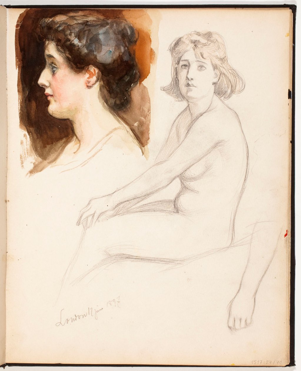 Bez tytułu autorstwa Albert Edelfelt