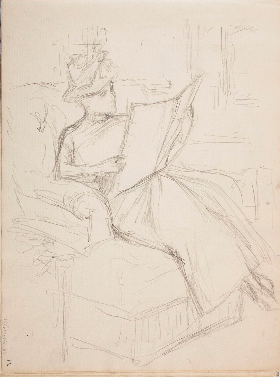 Bez tytułu autorstwa Albert Edelfelt