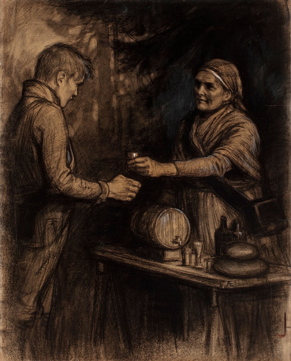Bez tytułu autorstwa Albert Edelfelt