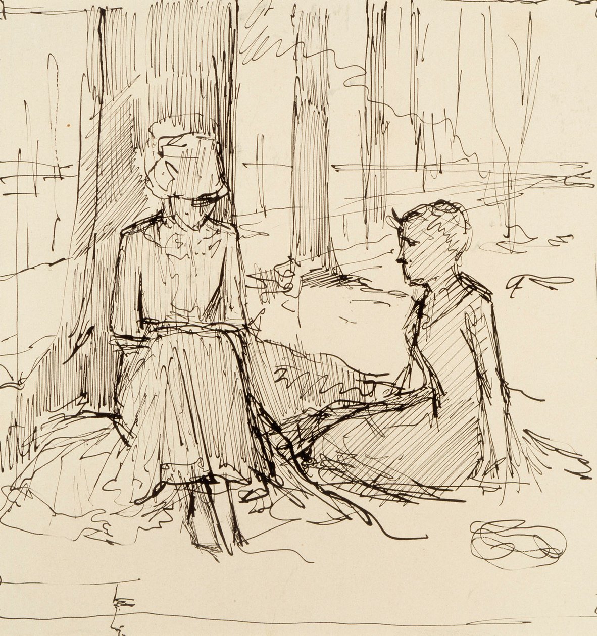 Bez tytułu autorstwa Albert Edelfelt