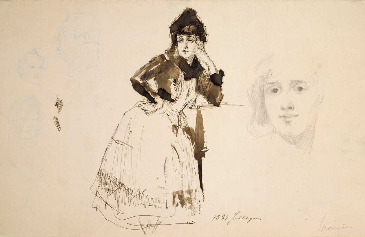 Bez tytułu autorstwa Albert Edelfelt