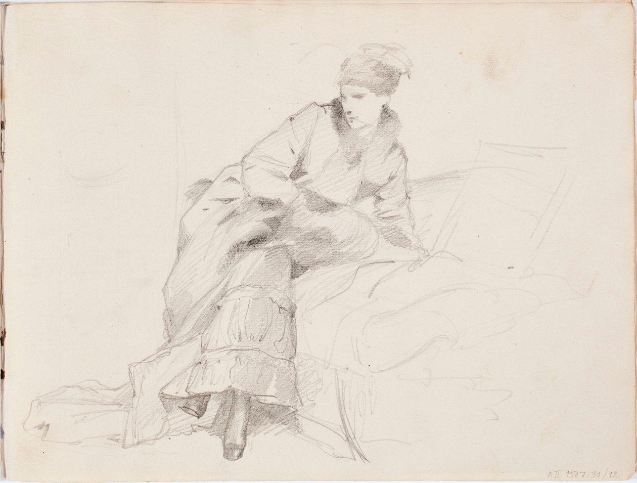 Bez tytułu autorstwa Albert Edelfelt