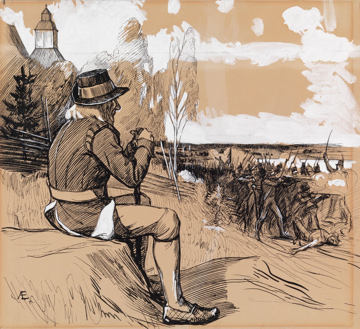 Bez tytułu autorstwa Albert Edelfelt