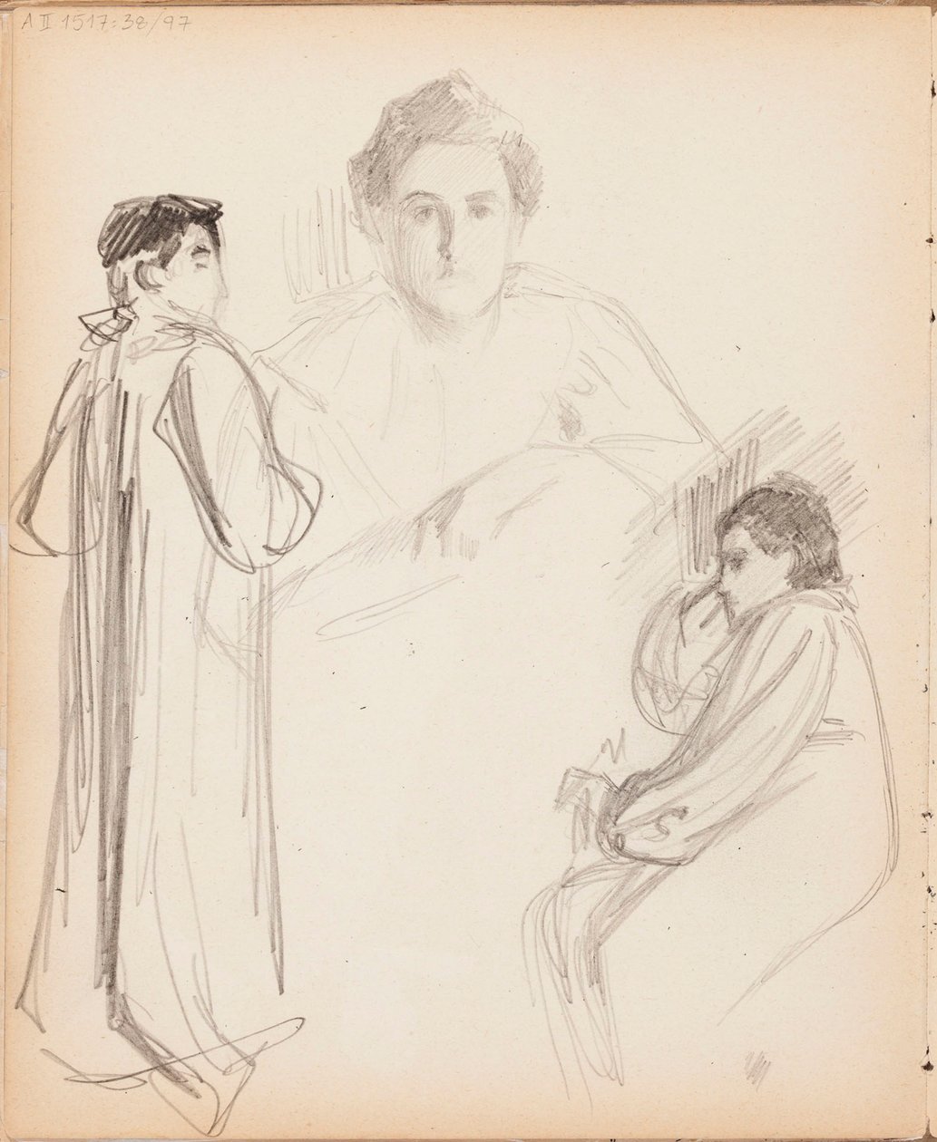 Bez tytułu autorstwa Albert Edelfelt
