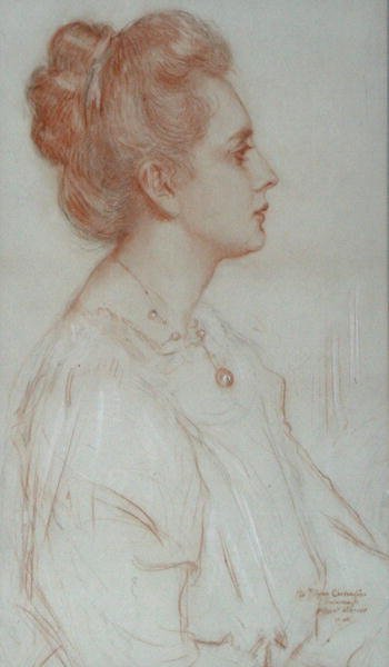 Pani Fitzroy Carrington autorstwa Albert Edward Sterner