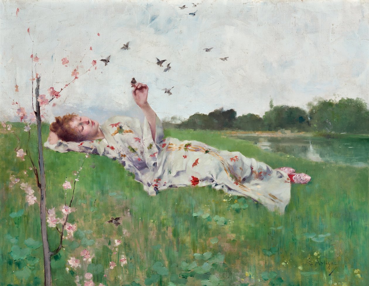 Ptaki śpiewające autorstwa Albert Emile Artigue