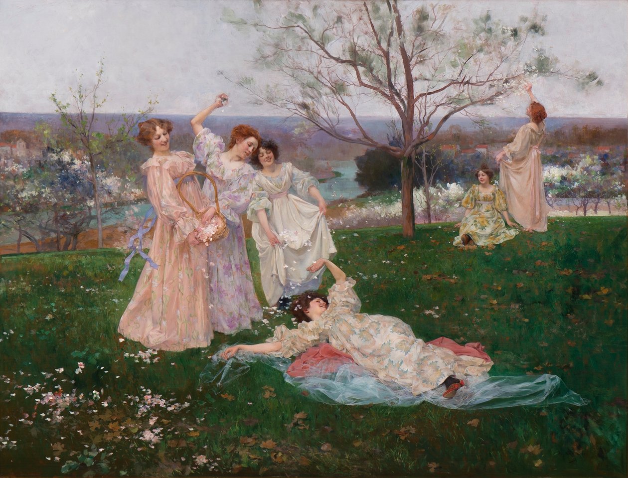 Wiosenne kwiaty, ok.1897 autorstwa Albert Emile Artigue