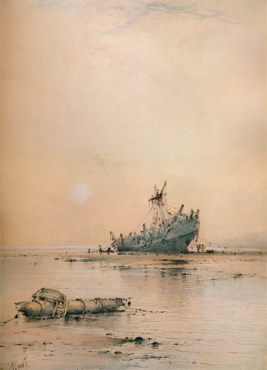 Odpływ w Leigh, c1899 autorstwa Albert Ernest Markes