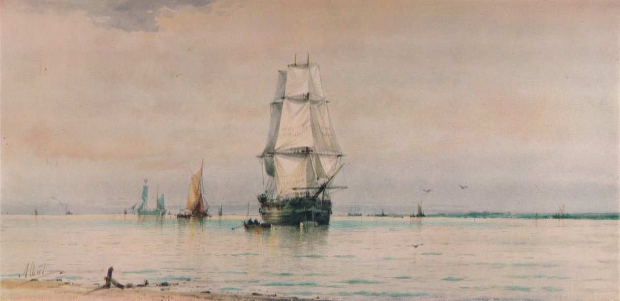 Pejzaż morski, ok. 1896 r autorstwa Albert Ernest Markes