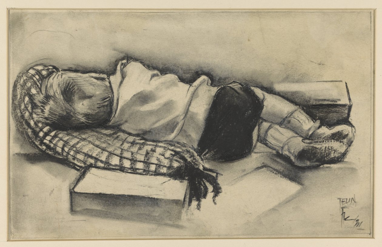 Teun (tytuł na obiekcie) autorstwa Albert Funke Küpper (signed by artist)
