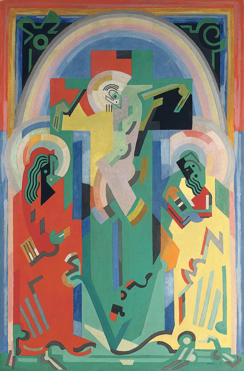Ukrzyżowanie, ok. 1935 (olej na płótnie) autorstwa Albert Gleizes