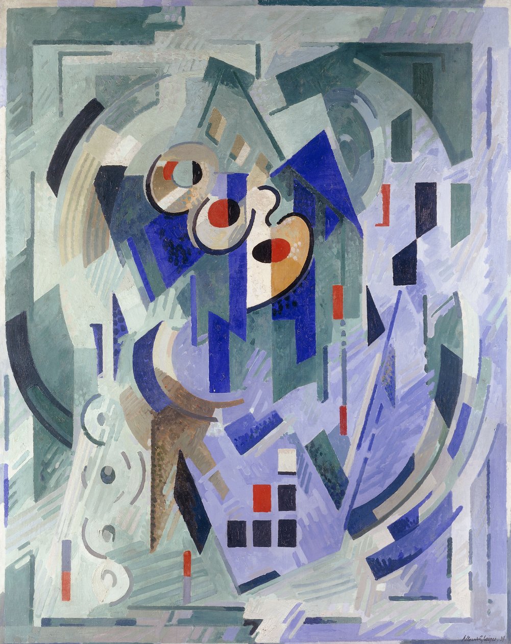 Dla ducha - Zieloni lub kompozycja autorstwa Albert Gleizes