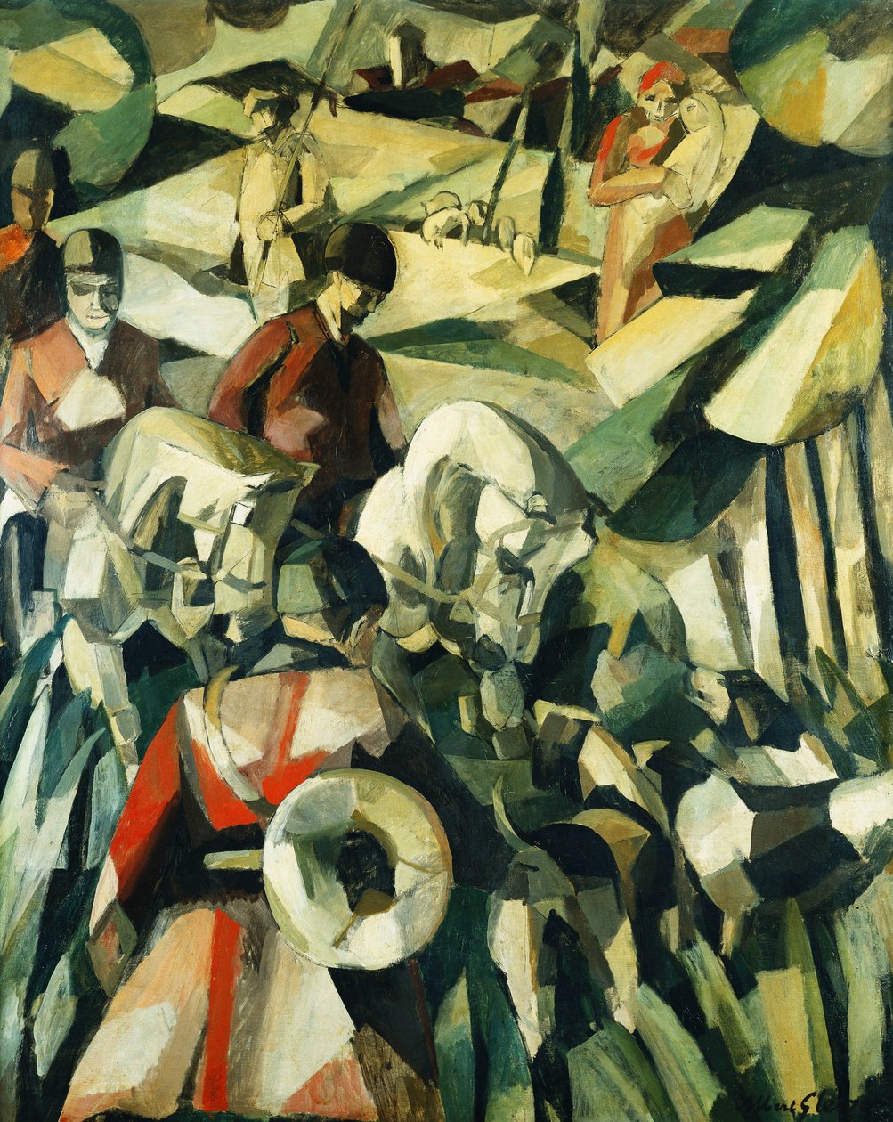 Polowanie; Le Chasse autorstwa Albert Gleizes