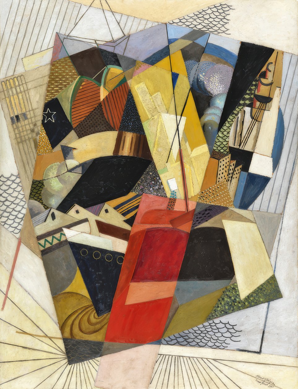 W porcie autorstwa Albert Gleizes
