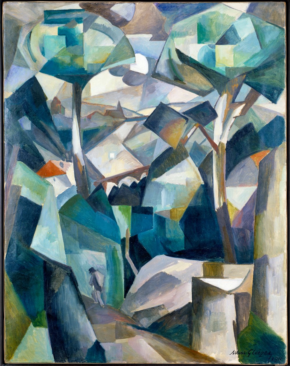 Krajobraz z postaciami autorstwa Albert Gleizes