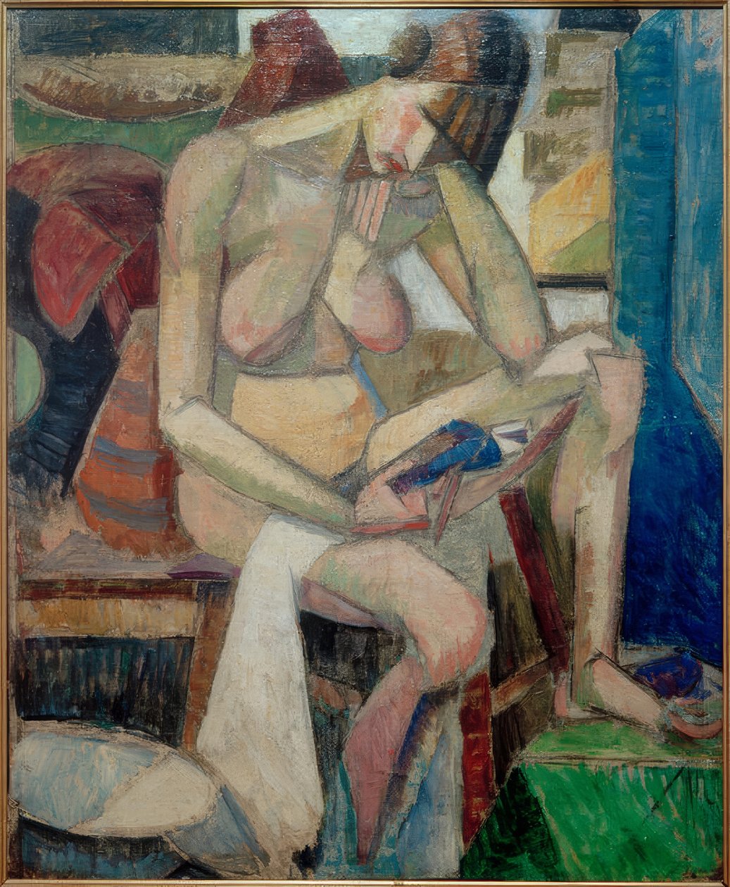 Akt siedzący autorstwa Albert Gleizes