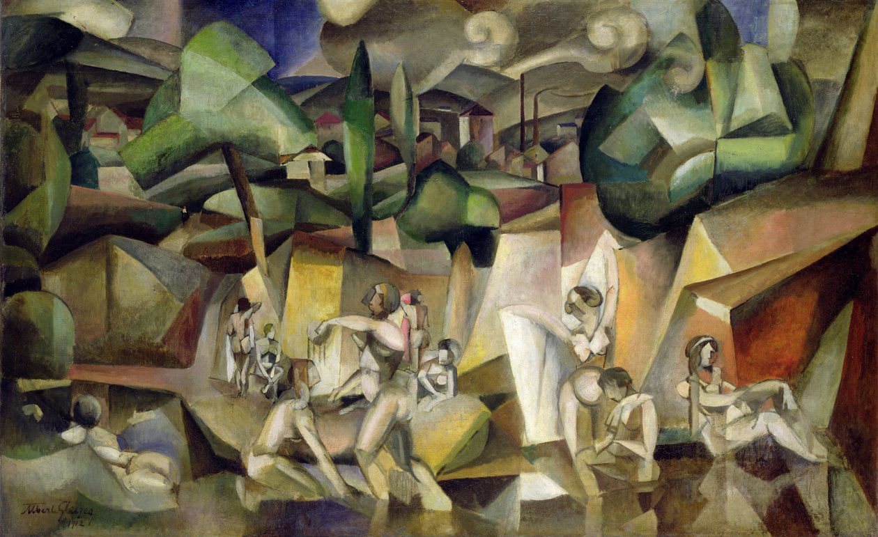 Kąpiący się autorstwa Albert Gleizes