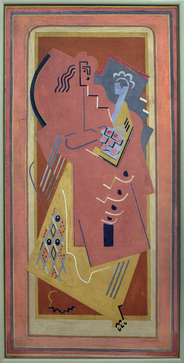 Kobieta z dzieckiem; Obraz Alberta Gleizesa (1881-1953), olej na płótnie autorstwa Albert Gleizes