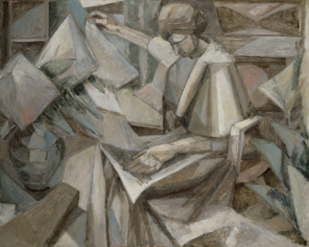 Kobieta z Floksem autorstwa Albert Gleizes