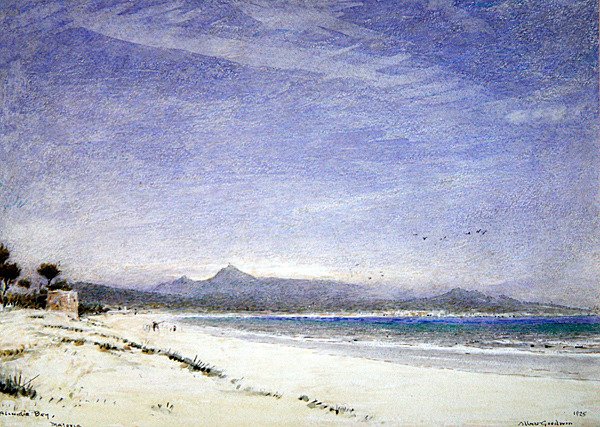 Zatoka Alcudia, Majorka autorstwa Albert Goodwin