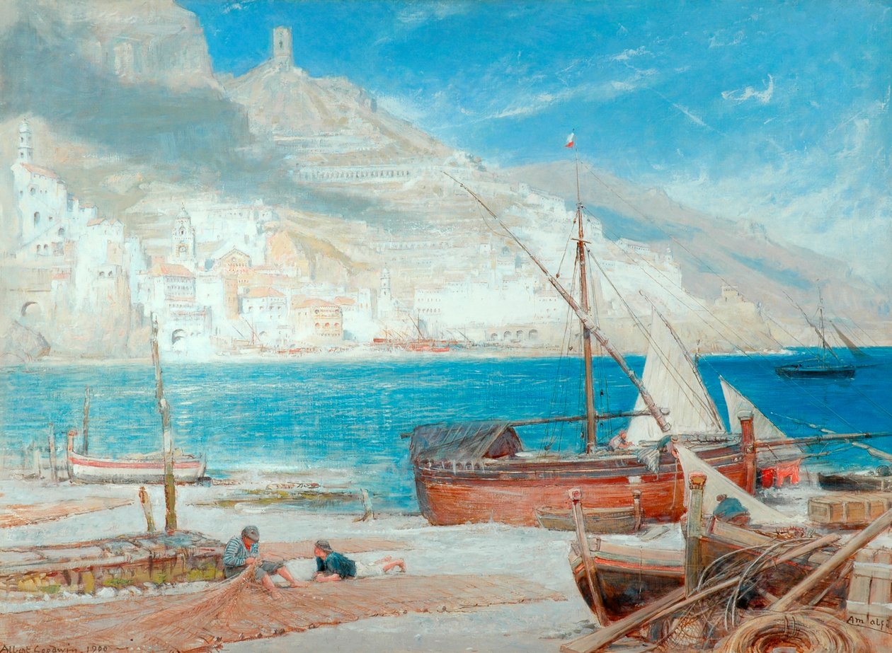 Amalfi, 1900 autorstwa Albert Goodwin