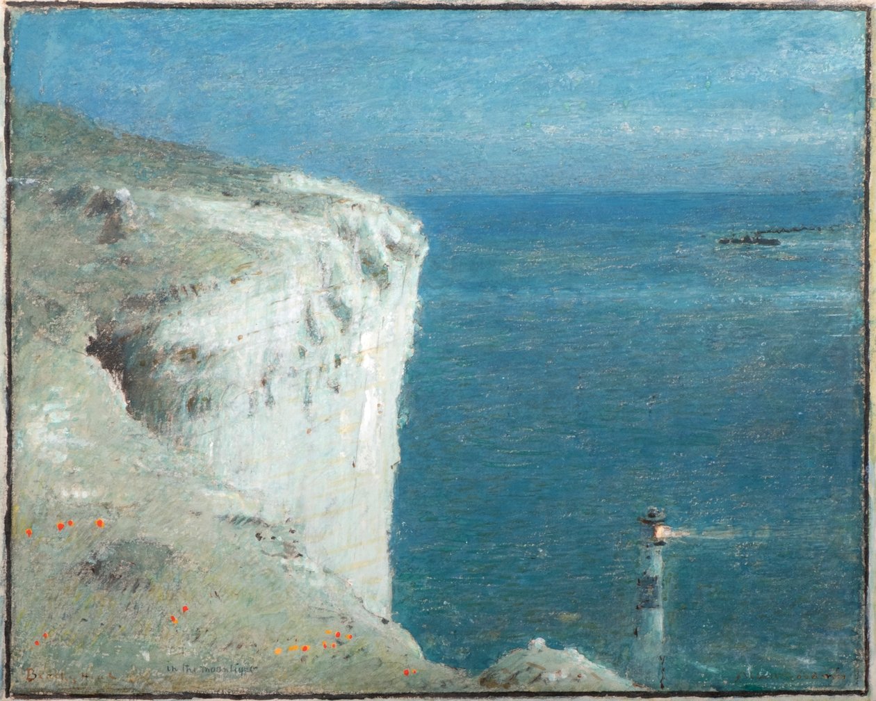 Plażowa głowa w świetle księżyca (akwarela i akwarela) autorstwa Albert Goodwin