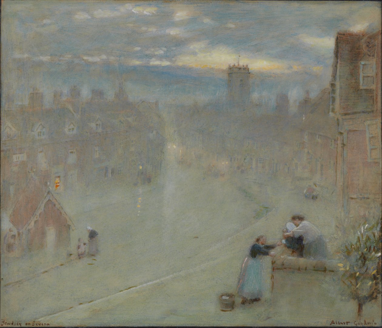 Bewdley na Severn autorstwa Albert Goodwin