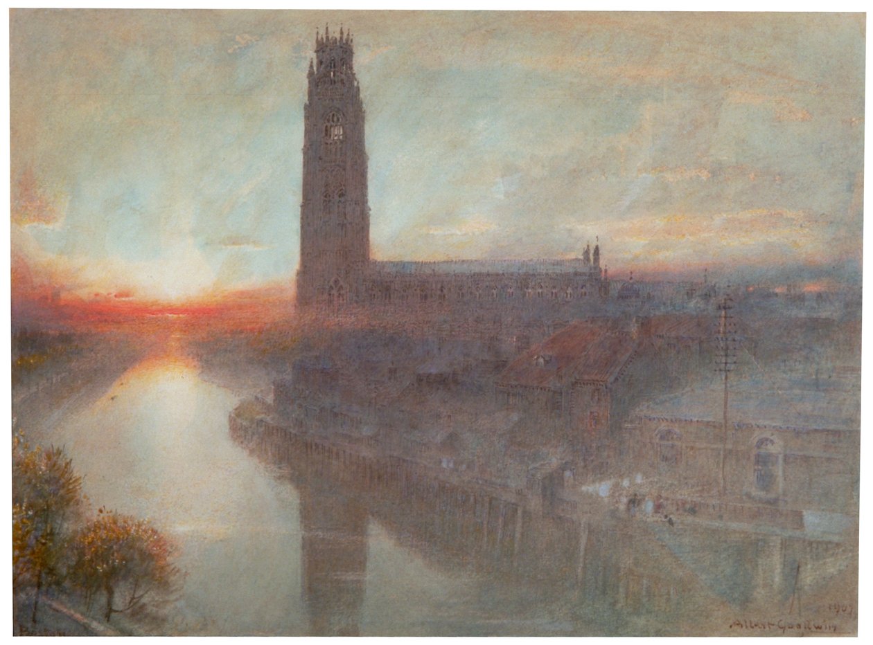 "Boston", 1907. autorstwa Albert Goodwin