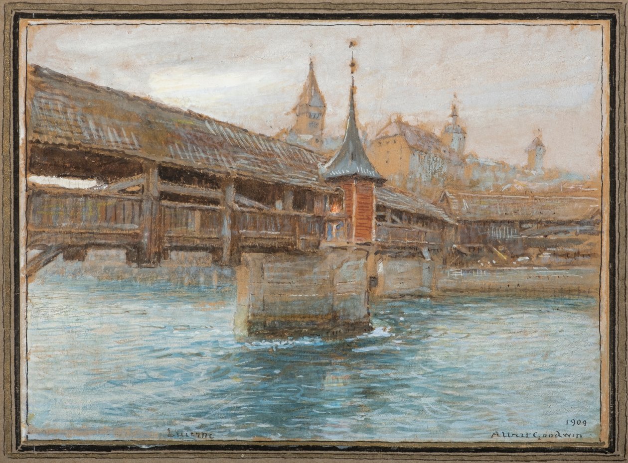 Most Tańca Śmierci, Lucerna autorstwa Albert Goodwin