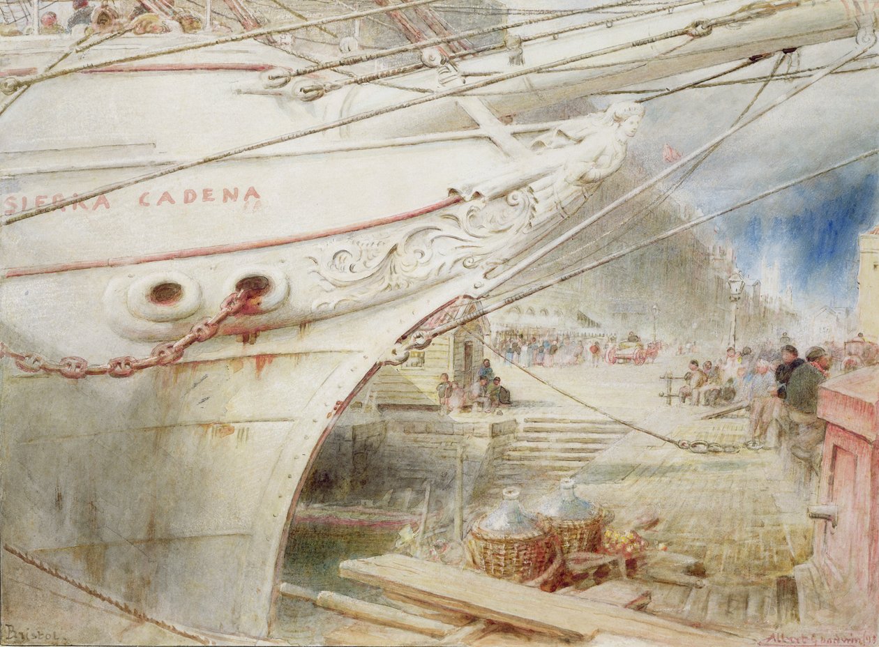 Bristol, 1893 (wc) autorstwa Albert Goodwin
