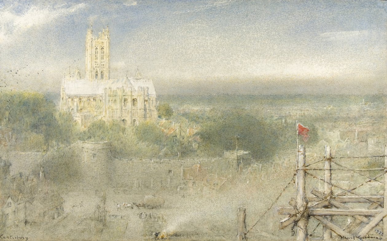 Canterbury autorstwa Albert Goodwin