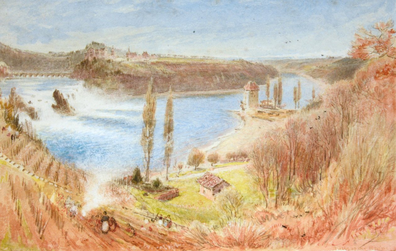 Wodospady Renu autorstwa Albert Goodwin