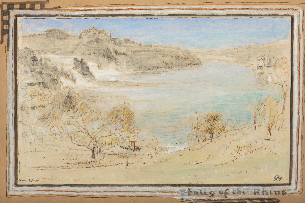 Wodospady Renu autorstwa Albert Goodwin
