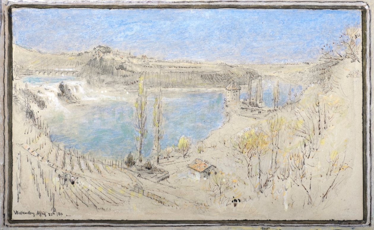 Wodospady Renu autorstwa Albert Goodwin
