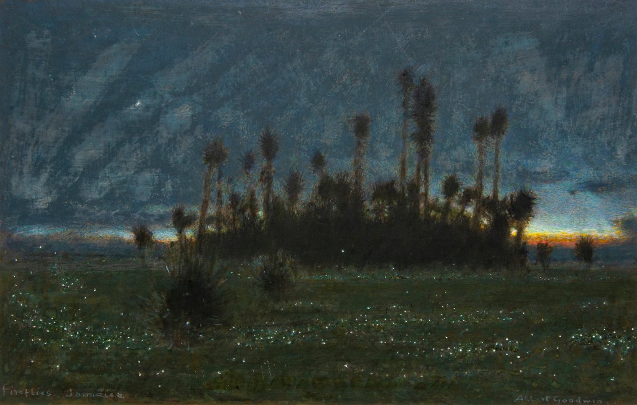 Świetliki, Jamajka (akwarela z akwarelą) autorstwa Albert Goodwin
