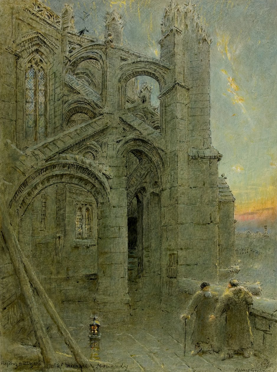 Latające Przypory autorstwa Albert Goodwin