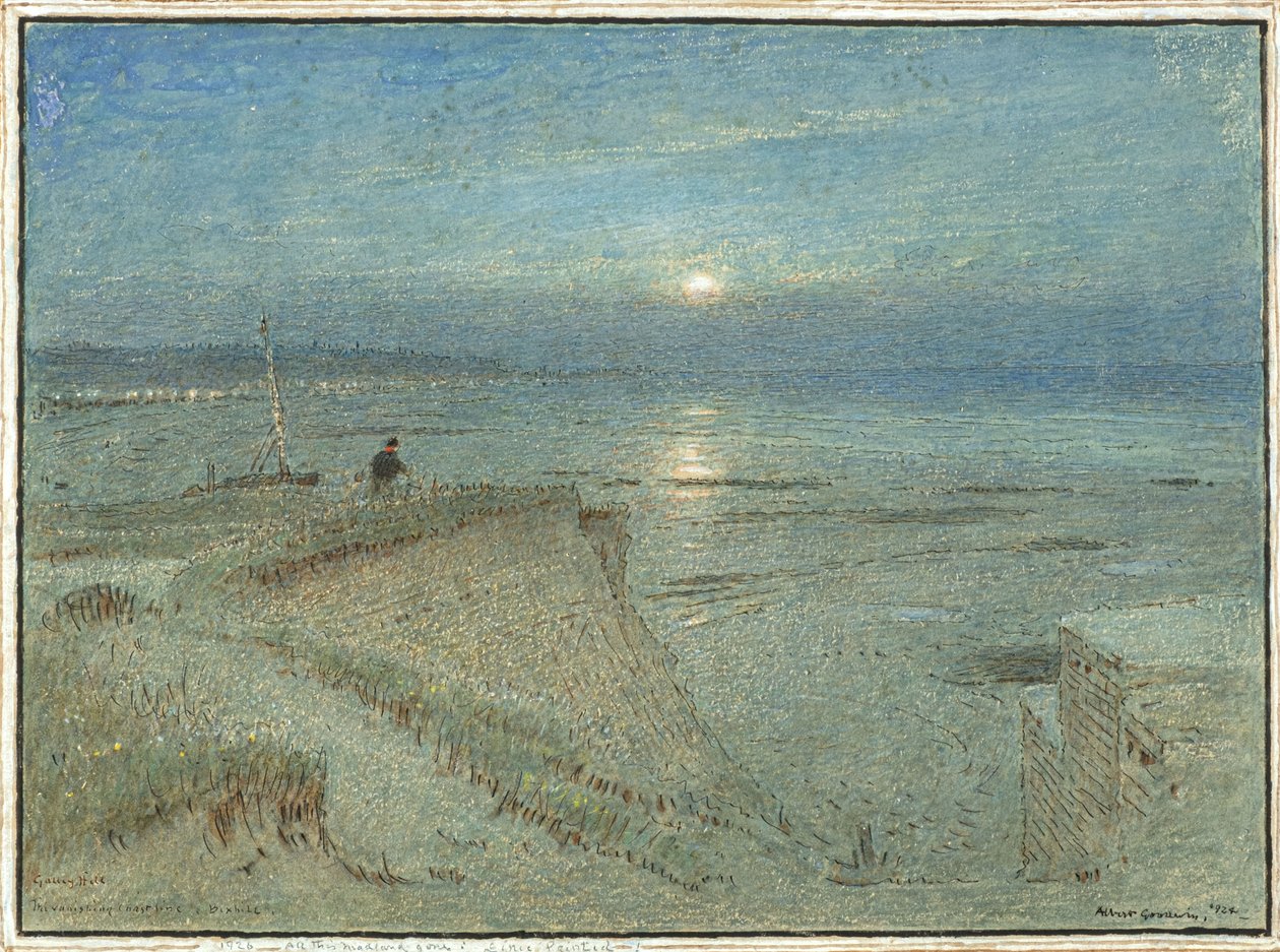 Galley Hill, The Vanishing Coastline, Bexhill autorstwa Albert Goodwin