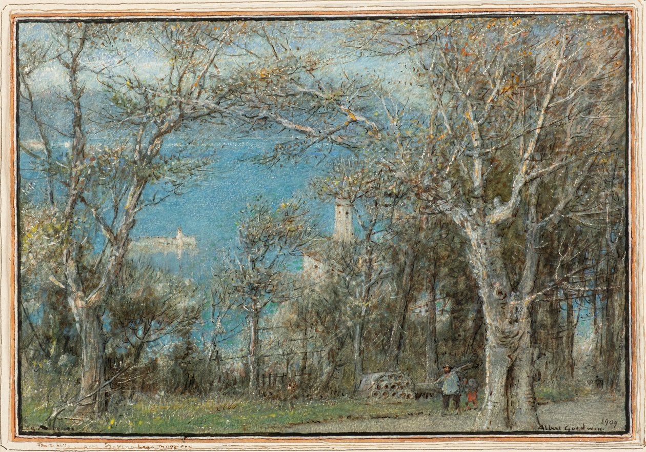 Jezioro Maggiore autorstwa Albert Goodwin