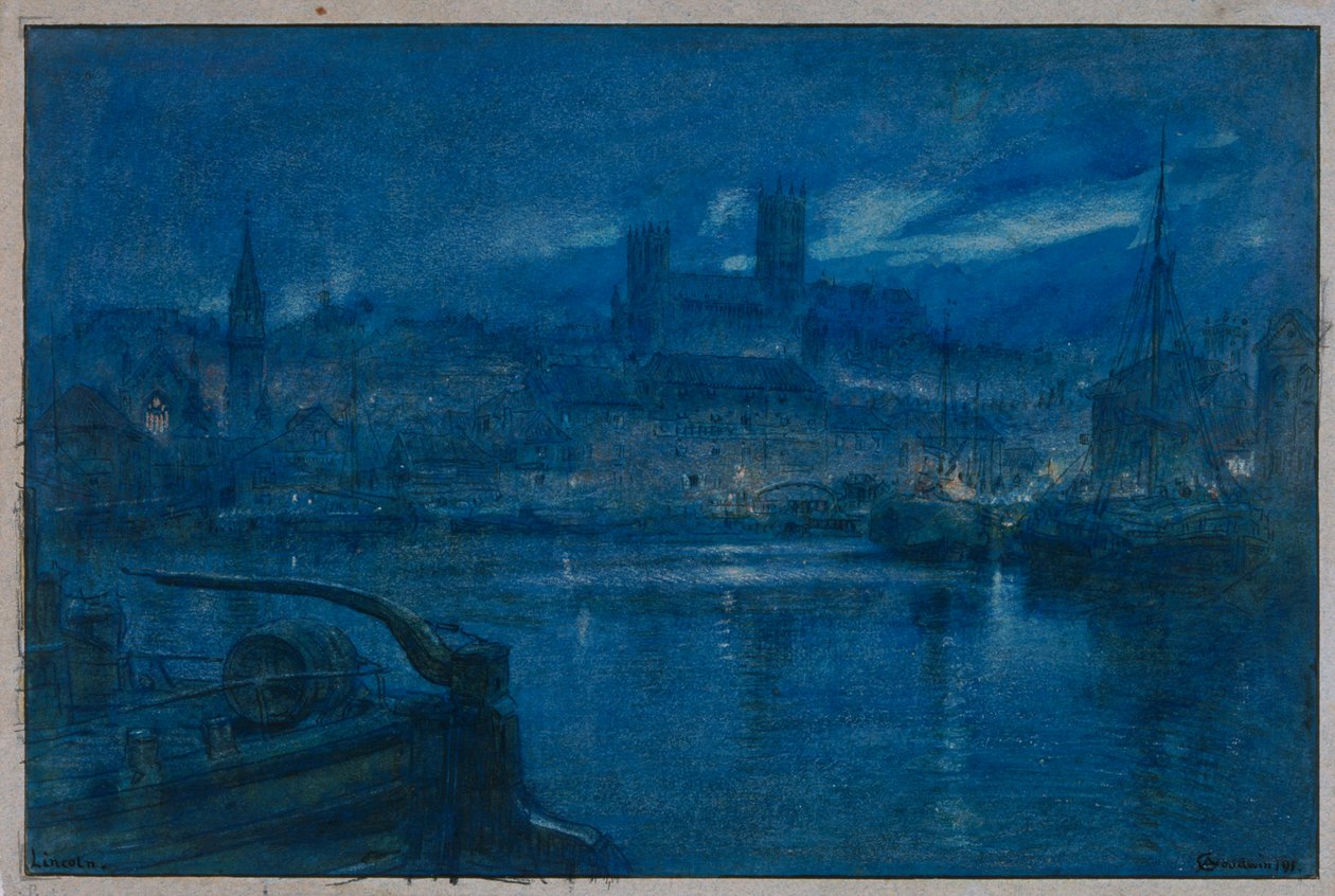„Lincoln”, 1891 autorstwa Albert Goodwin