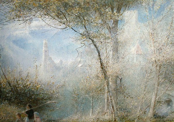 Merano, Północne Włochy autorstwa Albert Goodwin