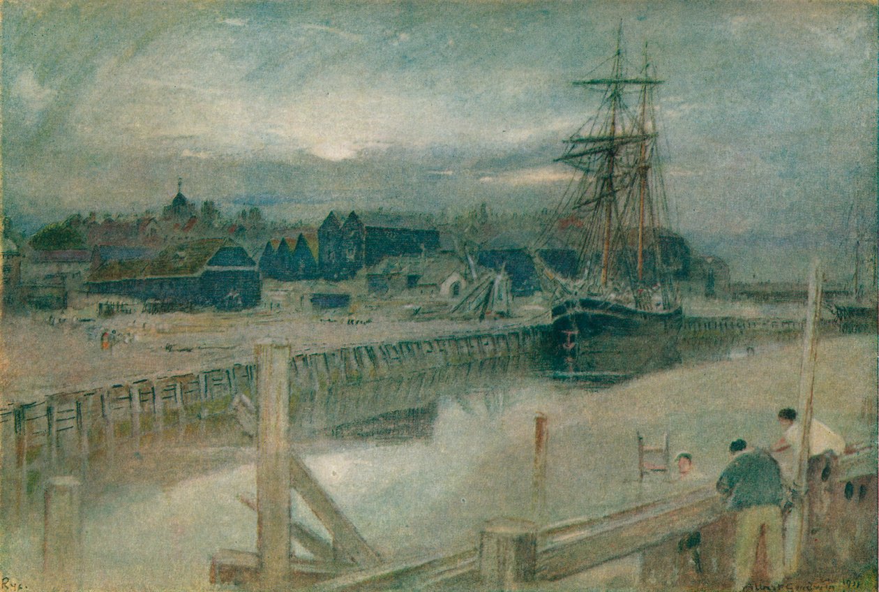 Żyto, 1911 autorstwa Albert Goodwin