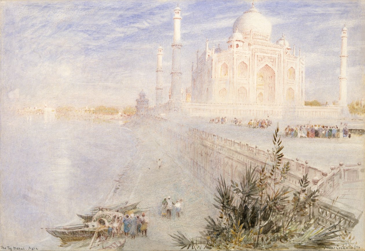 Taj Mahal autorstwa Albert Goodwin