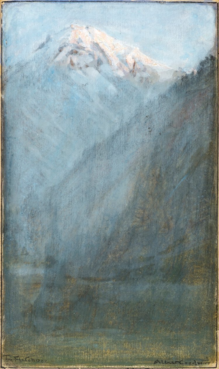 Fletschhorn (akwarela) autorstwa Albert Goodwin