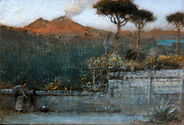 Wezuwiusz autorstwa Albert Goodwin